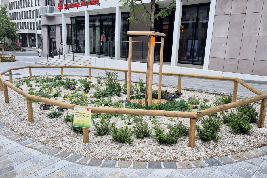 Bild © Heike Bauer / Stadt Nürnberg Lorenzer Platz in Nürnberg., Bild © Heike Bauer / Stadt Nürnberg