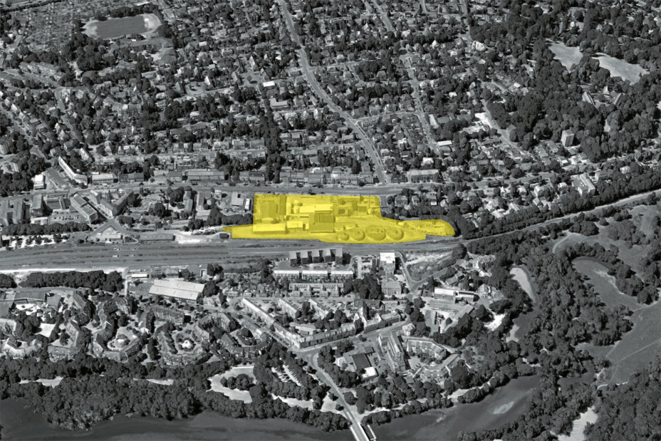 Luftaufnahme des Branntweinareals, Bild © MORPHO-LOGIC Architektur + Stadtplanung