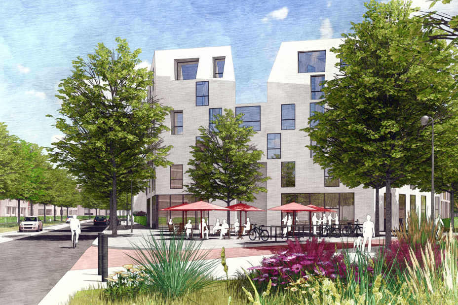 Visualisierung des Stadtquartiers Lichtenreuth., Bild © Aurelis Real Estate Service GmbH