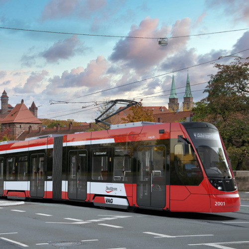 Straßenbahn des Typs Avenio. © Bild: VAG – ergon3