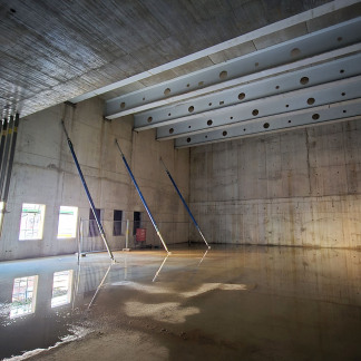 ( Bild: Heike Bauer / Stadt Nürnberg ) Blick in den künftigen Orchesterprobenraum.