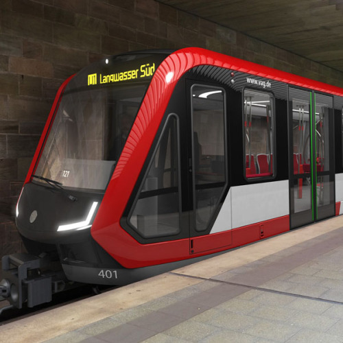 © Bild: VAG Der neue Zug der U-Bahn Linie U1 © Bild: VAG