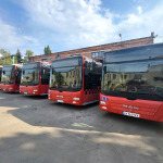 Ausgemusterte Busse der VAG in Charkiw.
