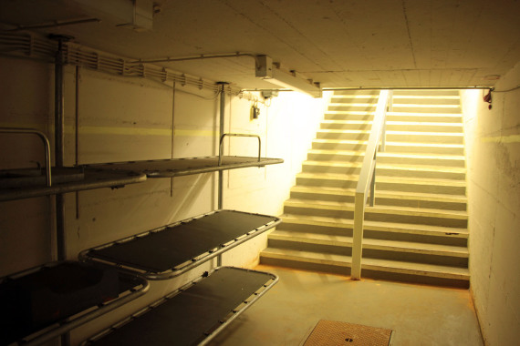 Zugang zum ABC-Bunker in der Krebsgasse in Nürnberg.
