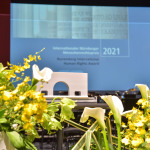 Verleihung des Internationalen Nürnberger Menschenrechtspreises 2021.