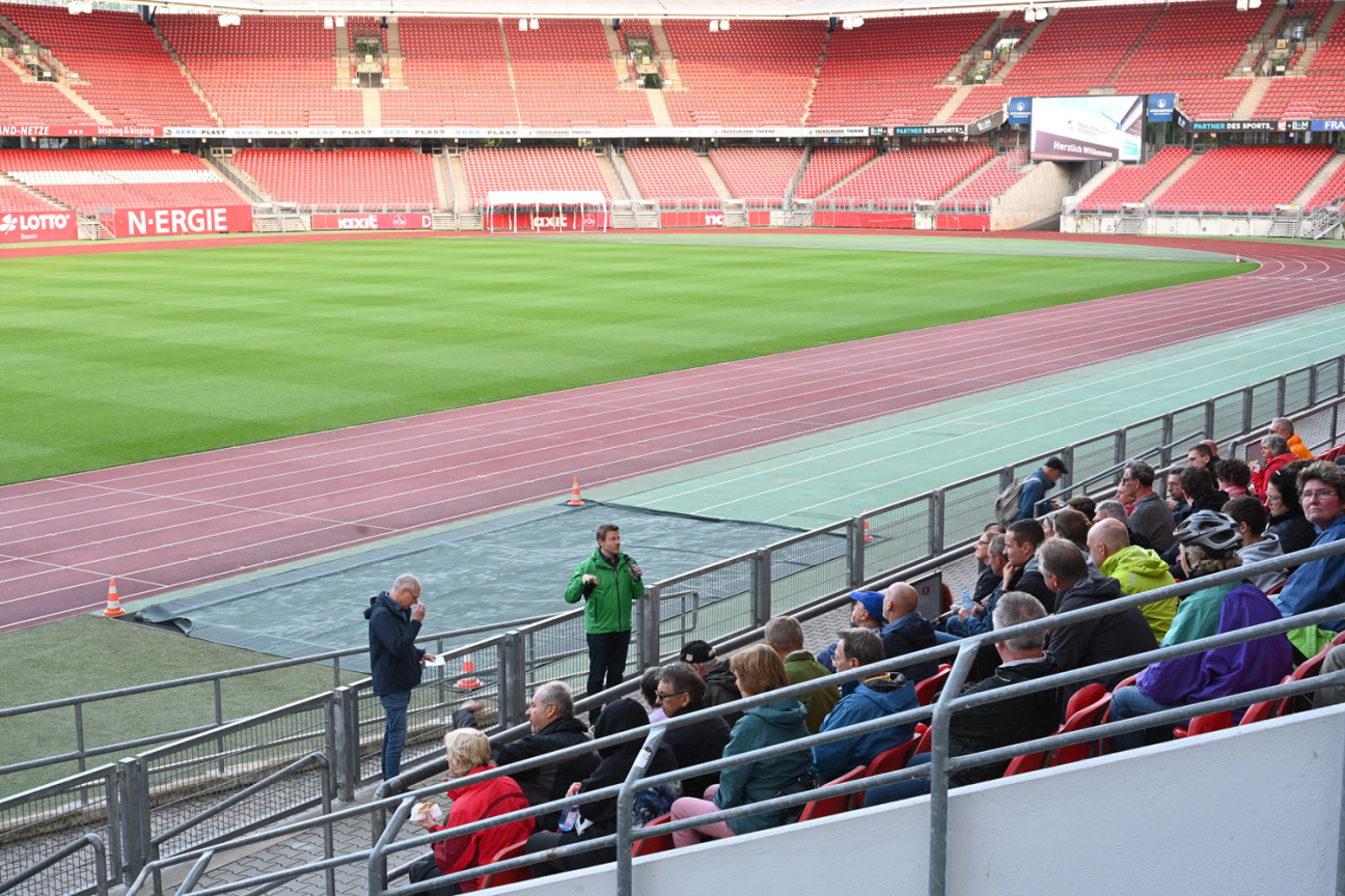 Bild © Christine Dierenbach / Stadt Nürnberg Die Mobile Bürgerversammlung macht Halt im Max-Morlock-Stadion, Bild © Christine Dierenbach / Stadt Nürnberg