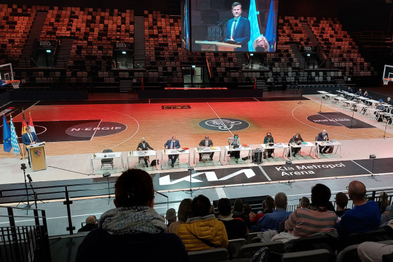 Bürgerversammlung in der Kia Metropol Arena Nürnberg