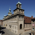 Blick auf das Alte Rathaus: Der Wolffsche Bau in Nürnberg.
