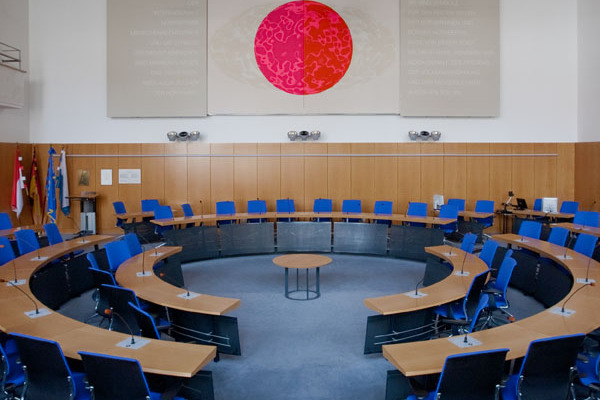 Sitzungssaal des Stadtrats und der Ausschüsse.