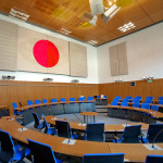 Blick in den großen Sitzungssaal des Nürnberger Stadtrats.